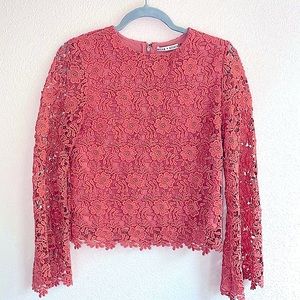 Alice & Olivia beautiful lace top